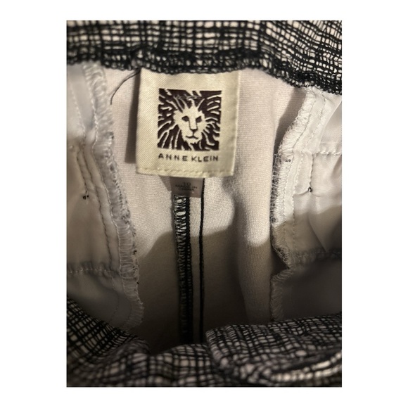 Chico's Black and White Plaid Pants - Picture 3 of 3